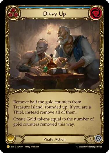 Divvy Up (Treasure) [SEA144] [High Seas] Cold Foil