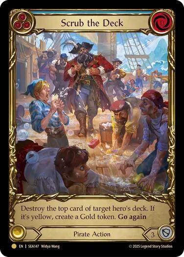 Scrub the Deck (Treasure) [SEA147] [High Seas] Cold Foil