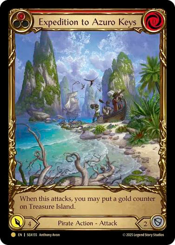 Expedition to Azuro Keys (Treasure) [SEA155] [High Seas] Cold Foil