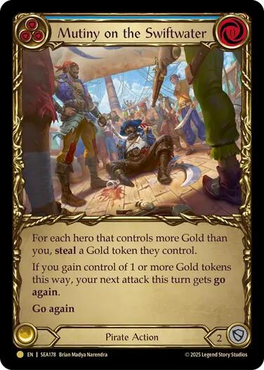 Mutiny on the Swiftwater (Treasure) [SEA178] [High Seas] Cold Foil