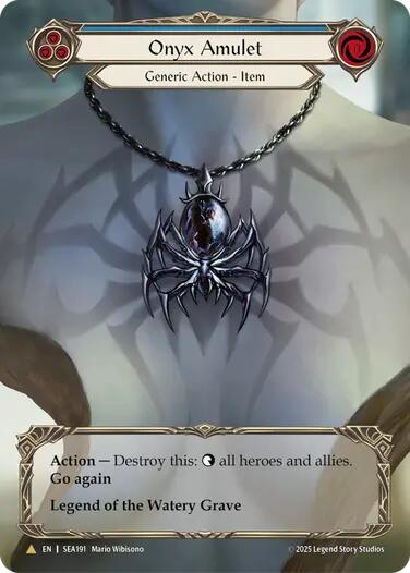 Onyx Amulet (Treasure) [SEA191] [High Seas] Cold Foil