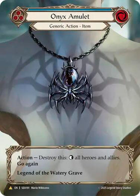 Onyx Amulet (Treasure) [SEA191] [High Seas] Cold Foil