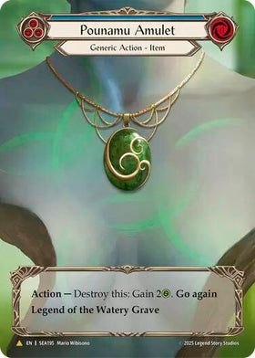 Pounamu Amulet (Treasure) [SEA195] [High Seas] Cold Foil