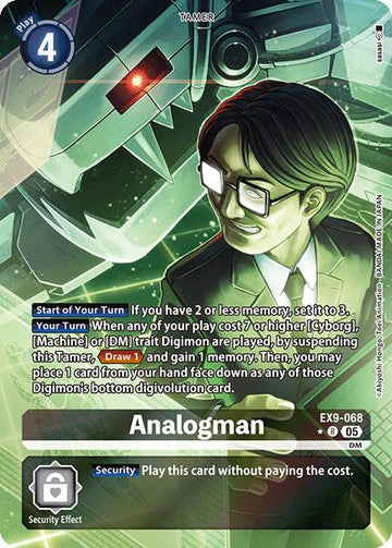 Analogman (Alternate Art) [EX9-068 R] [Versus Monsters] Foil