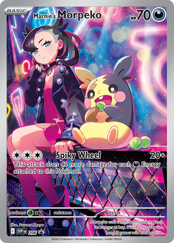 Marnie’s Morpeko [206] [Scarlet & Violet Promo Cards] Holofoil