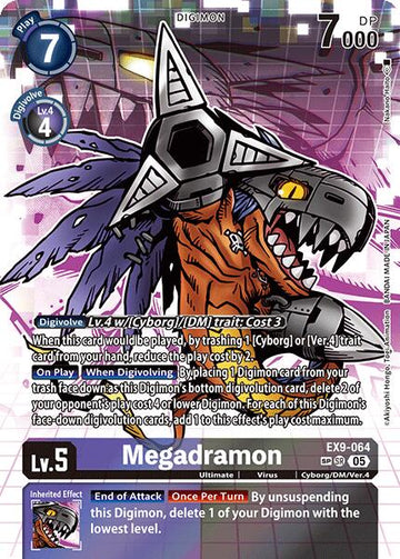 Megadramon (SP) [EX9-064 SR] [Versus Monsters] Foil