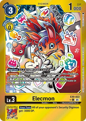 Elecmon (Limited Foil) [EX9-022 C] [Versus Monsters] Foil