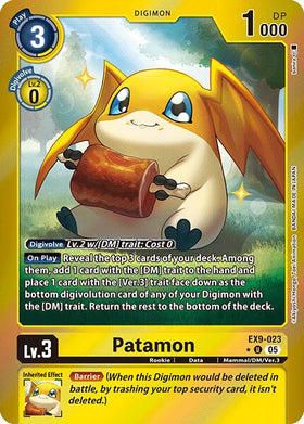 Patamon (Limited Foil) [EX9-023 U] [Versus Monsters] Foil