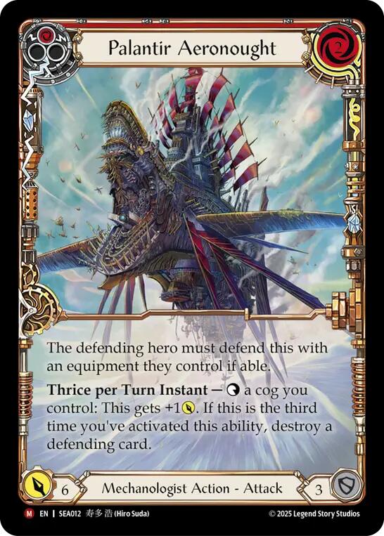 Palantir Aeronought (Extended Art) [SEA012] [High Seas] Rainbow Foil