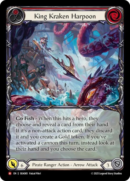 King Kraken Harpoon (Extended Art) [SEA085] [High Seas] Rainbow Foil