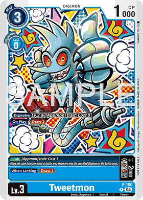 Tweetmon (Store Tournament 2025 Vol.3 Participation Pack) [P-190 P] [Digimon Promotion Cards]