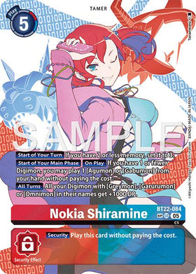 Nokia Shiramine (SP) [BT22-084 SR] [Cyber Eden] Foil