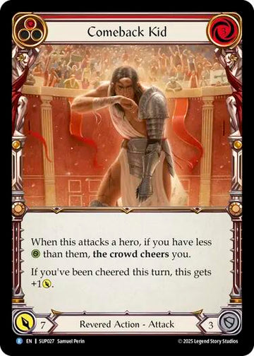 Comeback Kid (Red) [SUP027] [Super Slam] Rainbow Foil