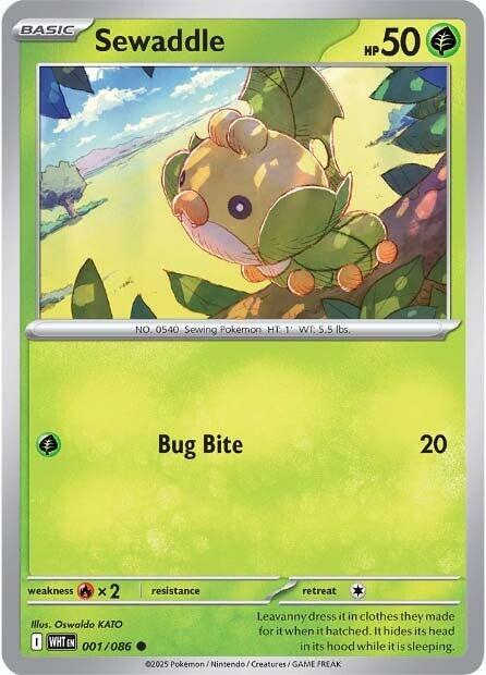 Sewaddle [001/086] [White Flare]