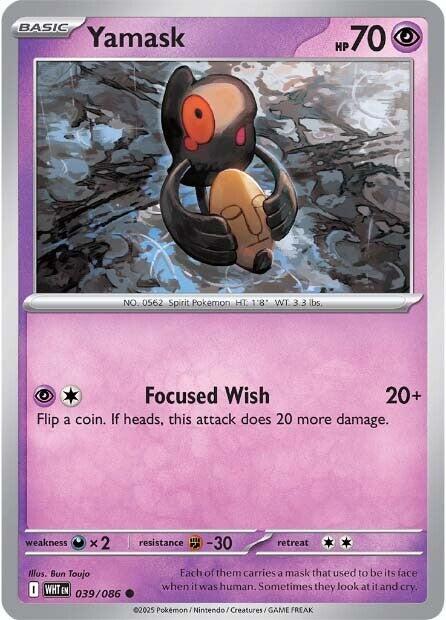 Yamask [039/086] [White Flare]