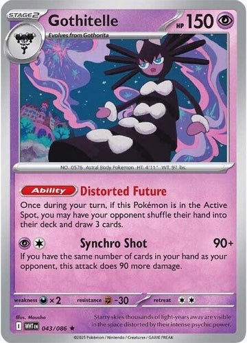 Gothitelle [043/086] [White Flare] Holofoil