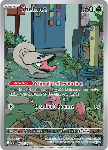 Shelmet [093/086] [White Flare] Holofoil