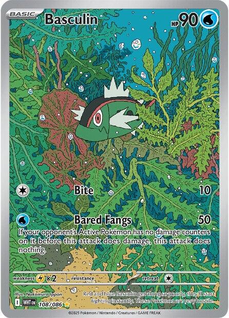 Basculin [108/086] [White Flare] Holofoil