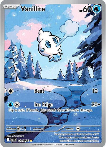 Vanillite [111/086] [White Flare] Holofoil
