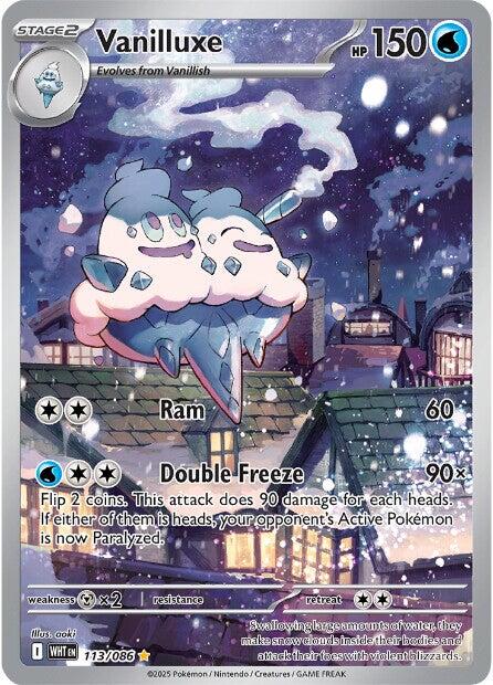 Vanilluxe [113/086] [White Flare] Holofoil