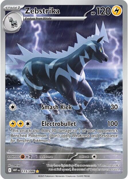 Zebstrika [115/086] [White Flare] Holofoil
