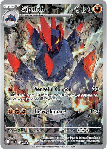 Gigalith [129/086] [White Flare] Holofoil