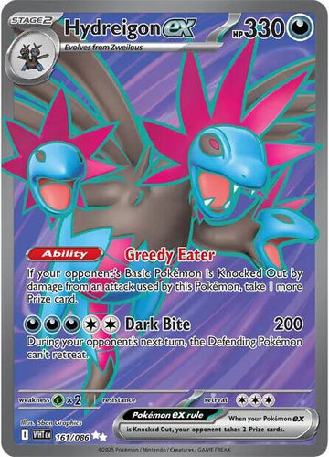Hydreigon ex [161/086] [White Flare] Holofoil