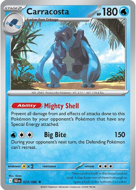 Carracosta [023/086] [Black Bolt] Reverse Holofoil