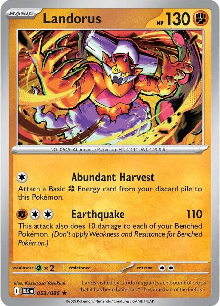 Landorus [053/086] [Black Bolt] Holofoil
