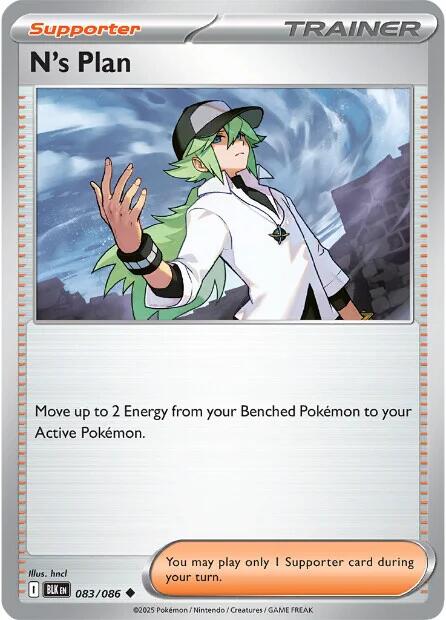 N's Plan [083/086] [Black Bolt] Reverse Holofoil