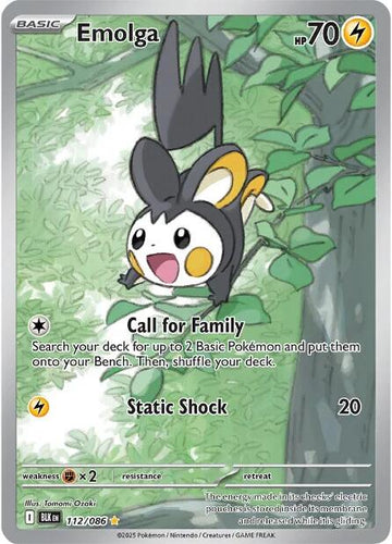 Emolga [112/086] [Black Bolt] Holofoil
