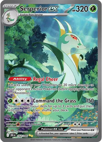 Serperior ex [164/086] [Black Bolt] Holofoil