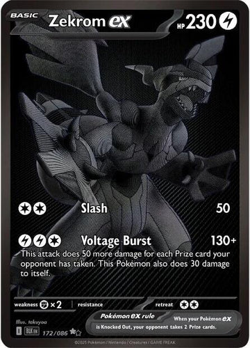 Zekrom ex [172/086] [Black Bolt] Holofoil