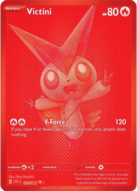 Victini [172/086] [White Flare] Holofoil