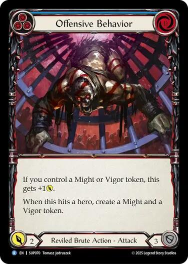 Offensive Behavior [SUP070] [Super Slam] Rainbow Foil