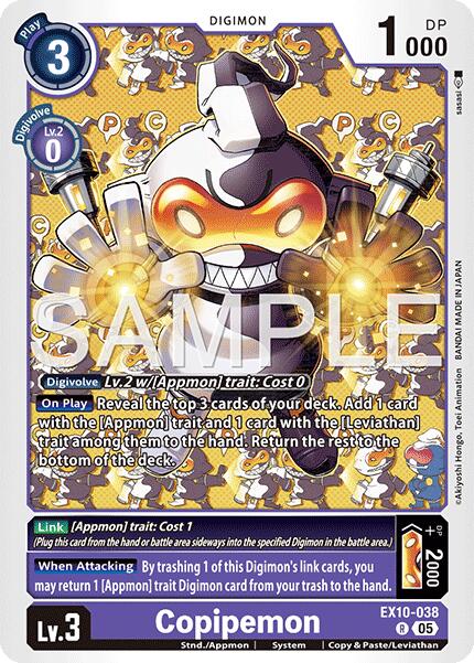 Copipemon [EX10-038 R] [Sinister Order] Foil