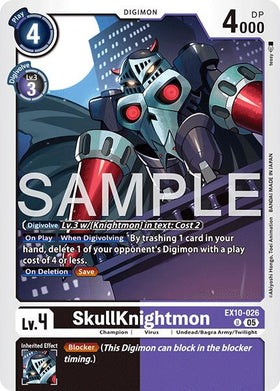 SkullKnightmon [EX10-026 U] [Sinister Order]