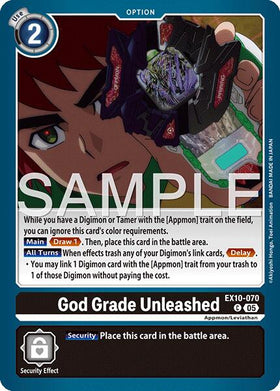 God Grade Unleashed [EX10-070 C] [Sinister Order]