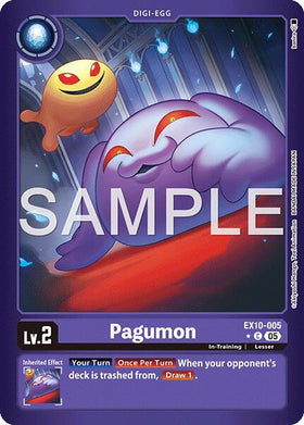 Pagumon (Limited Foil) [EX10-005 C] [Sinister Order] Foil