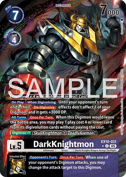 DarkKnightmon (Alternate Art) [EX10-031 U] [Sinister Order] Foil
