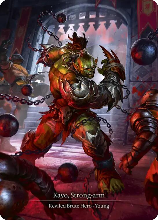 Kayo, Strong-arm (Marvel) [SUP064] [Super Slam] Cold Foil