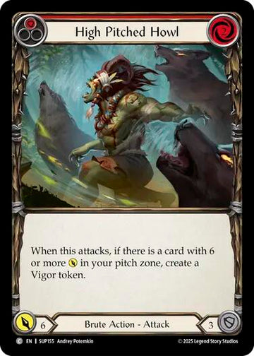 High Pitched Howl (Red) [SUP155] [Super Slam] Rainbow Foil