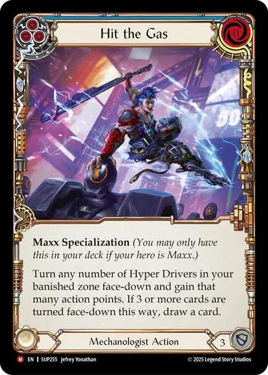 Hit the Gas [SUP255] [Super Slam] Rainbow Foil