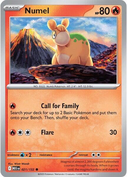Numel [021/132] [Mega Evolution] Reverse Holofoil