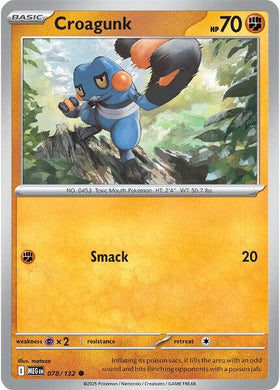 Croagunk [078/132] [Mega Evolution] Reverse Holofoil