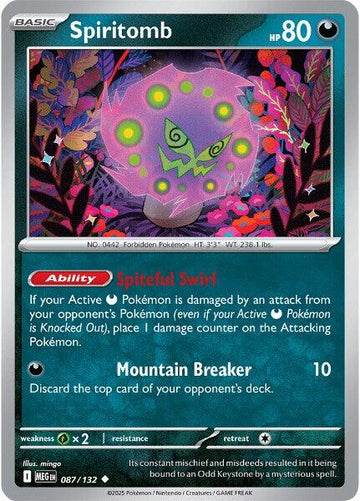 Spiritomb [087/132] [Mega Evolution] Reverse Holofoil
