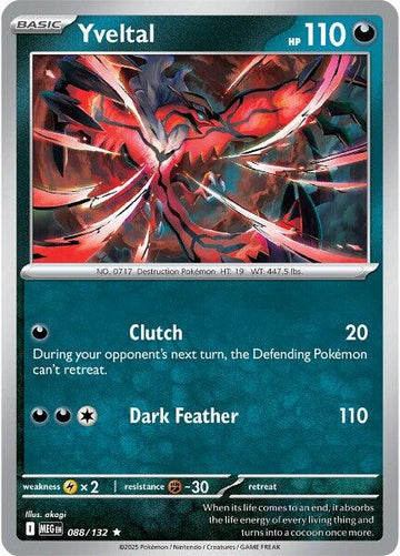 Yveltal [088/132] [Mega Evolution] Holofoil