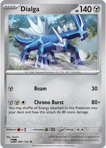 Dialga [095/132] [Mega Evolution] Reverse Holofoil