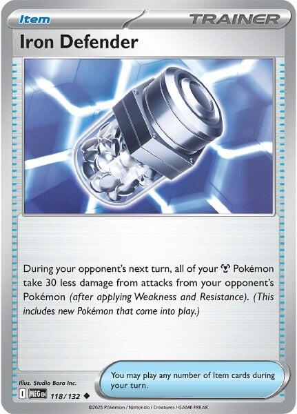 Iron Defender [118/132] [Mega Evolution] Reverse Holofoil