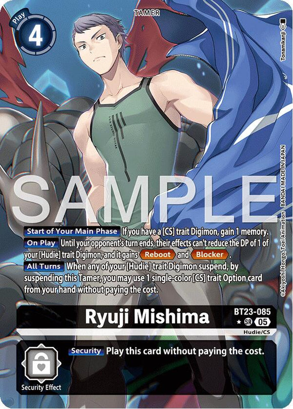 Ryuji Mishima (Alternate Art) [BT23-085 SR] [Hackers' Slumber] Foil